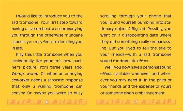 Sad Trombone Desktop Toy – Mini Trombone with Sound Effect