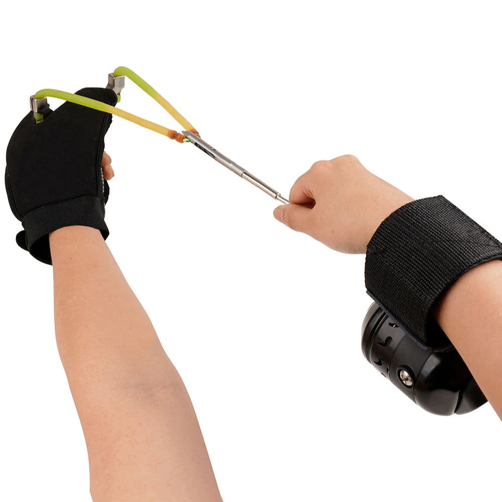 Classic Spearfishing Slingshot Set – Stainless Steel Frame with Fishing Reel & Accessories