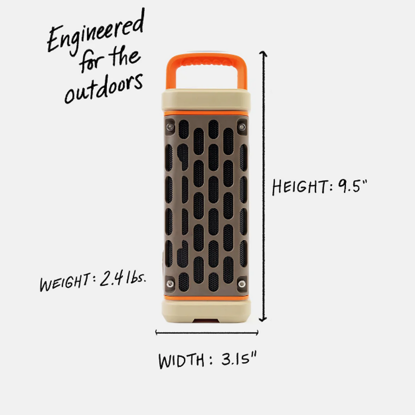 Forest ranger portable speaker