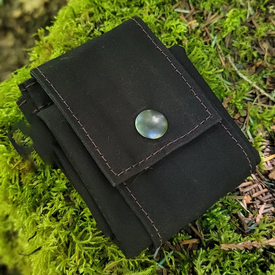 Waxed Canvas Foraging Hip Pouch