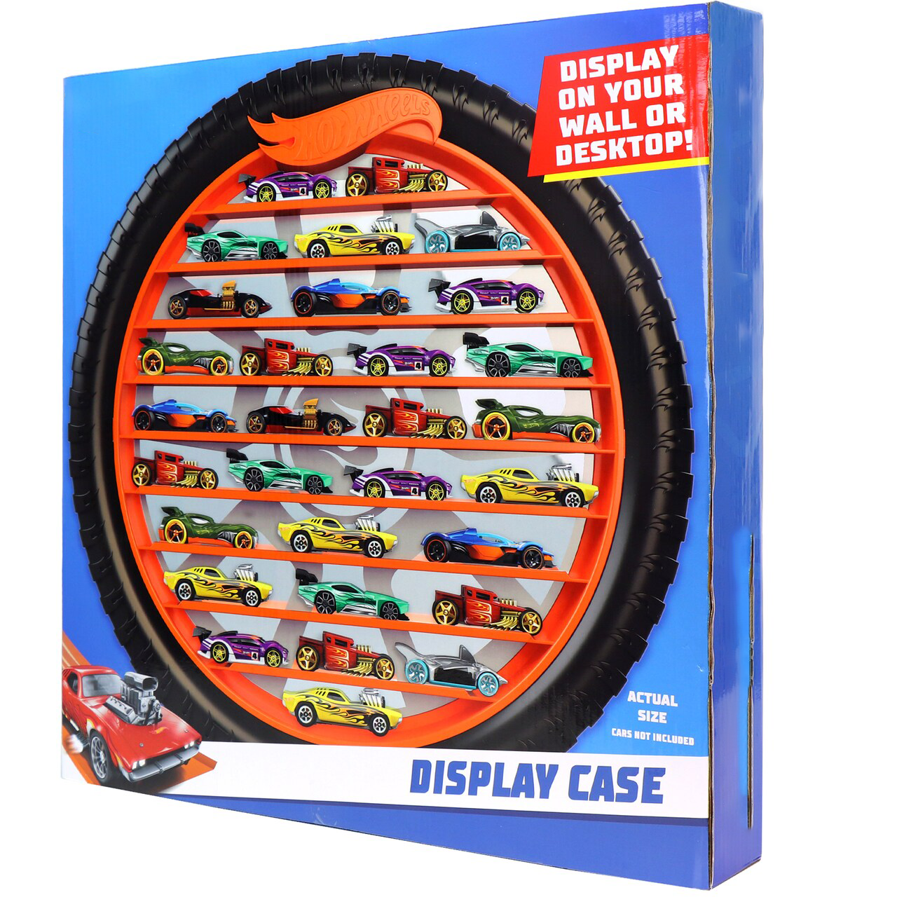 30-Car Display Case – Die-Cast Storage for Kids 3+