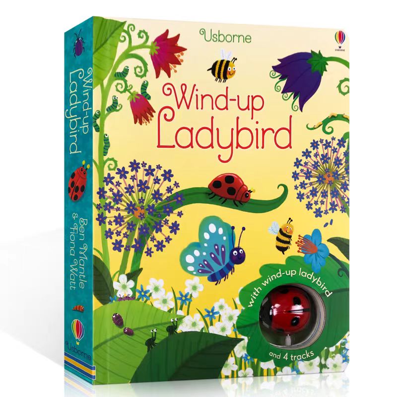Where’s the Ladybug Going? – Wind-Up Ladybug Interactive Children’s Book