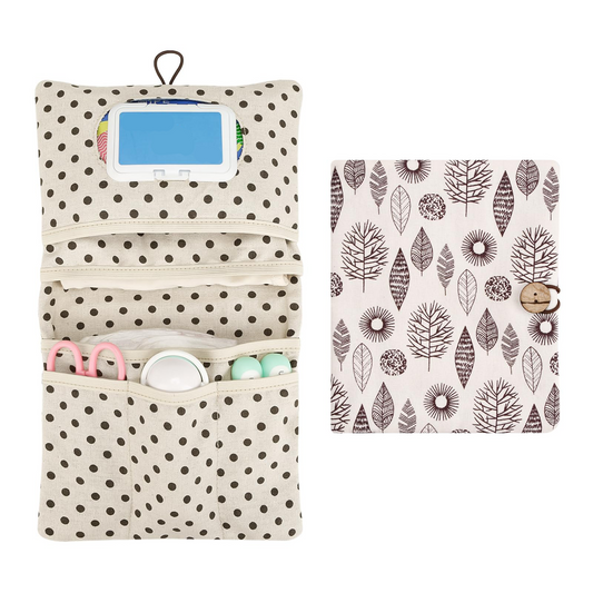 Baby Diaper Bag – Compact Organizer with Changing Pad for On-the-Go Moms