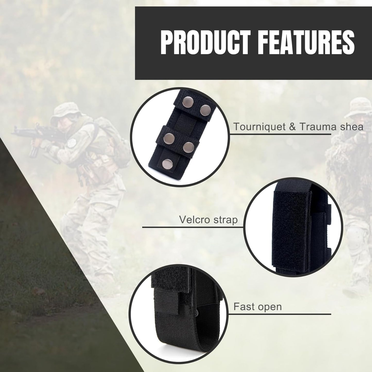 Tourniquet Storage Pouch – Portable First Aid Organizer for Tactical Gear