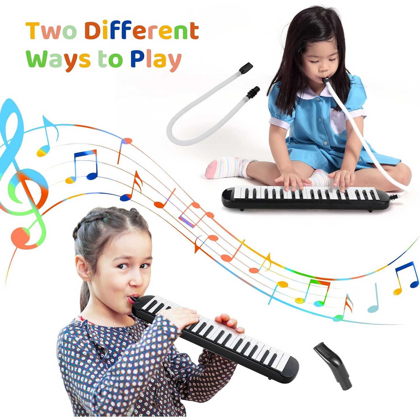 32-Key Melodica – Easy-to-Play Air Piano with Carrying Case