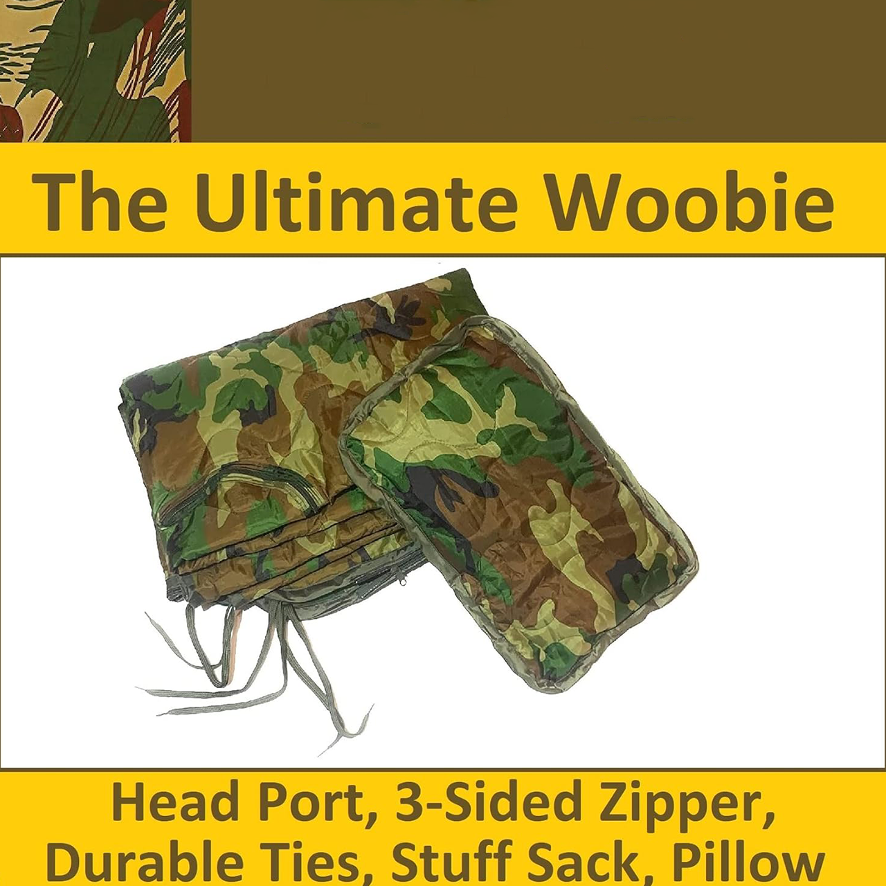 Blanket 2.0/Poncho Liner w/Stuff Sack/Woodland