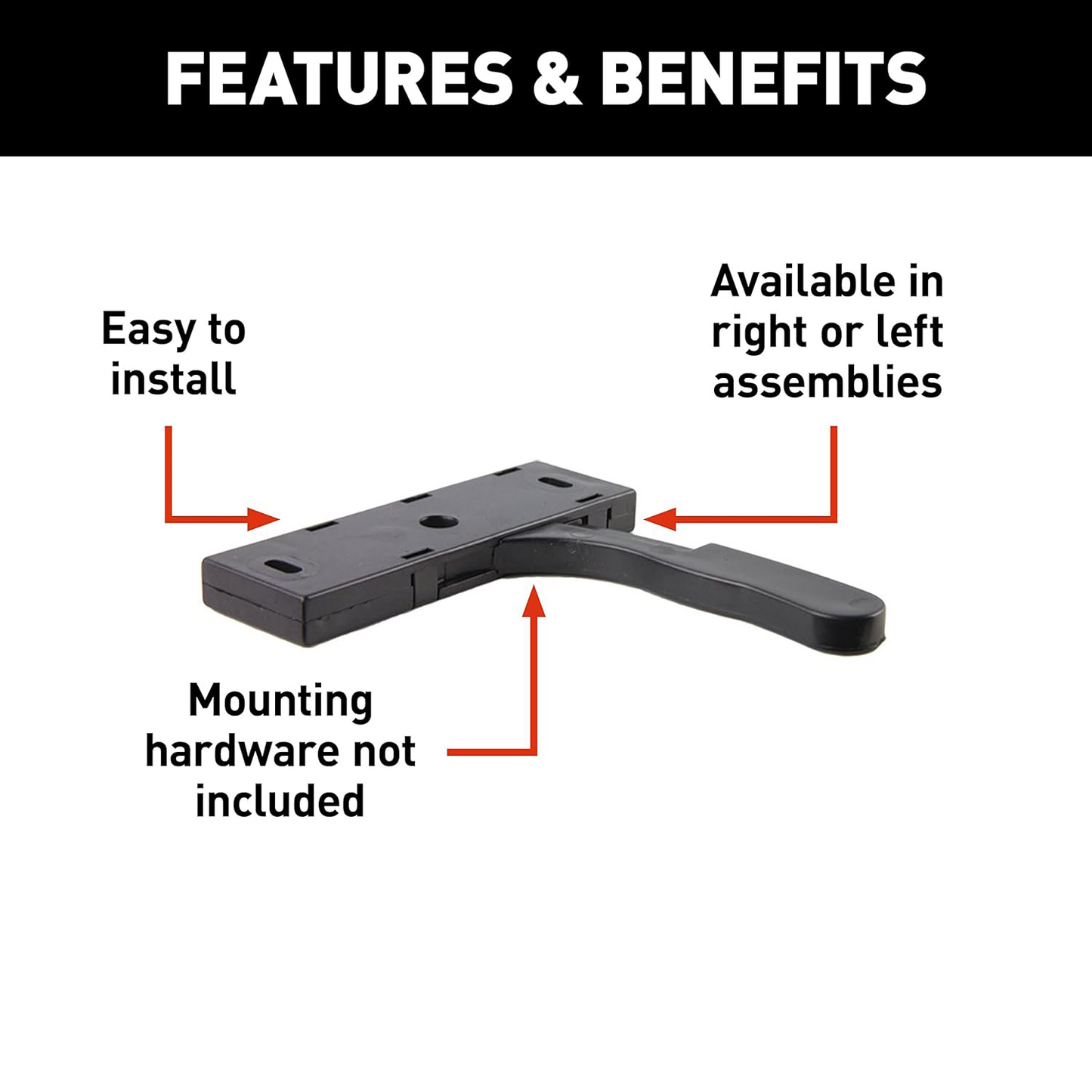 RV Screen Door Replacement Latch Kit – Right or Left Assembly Options