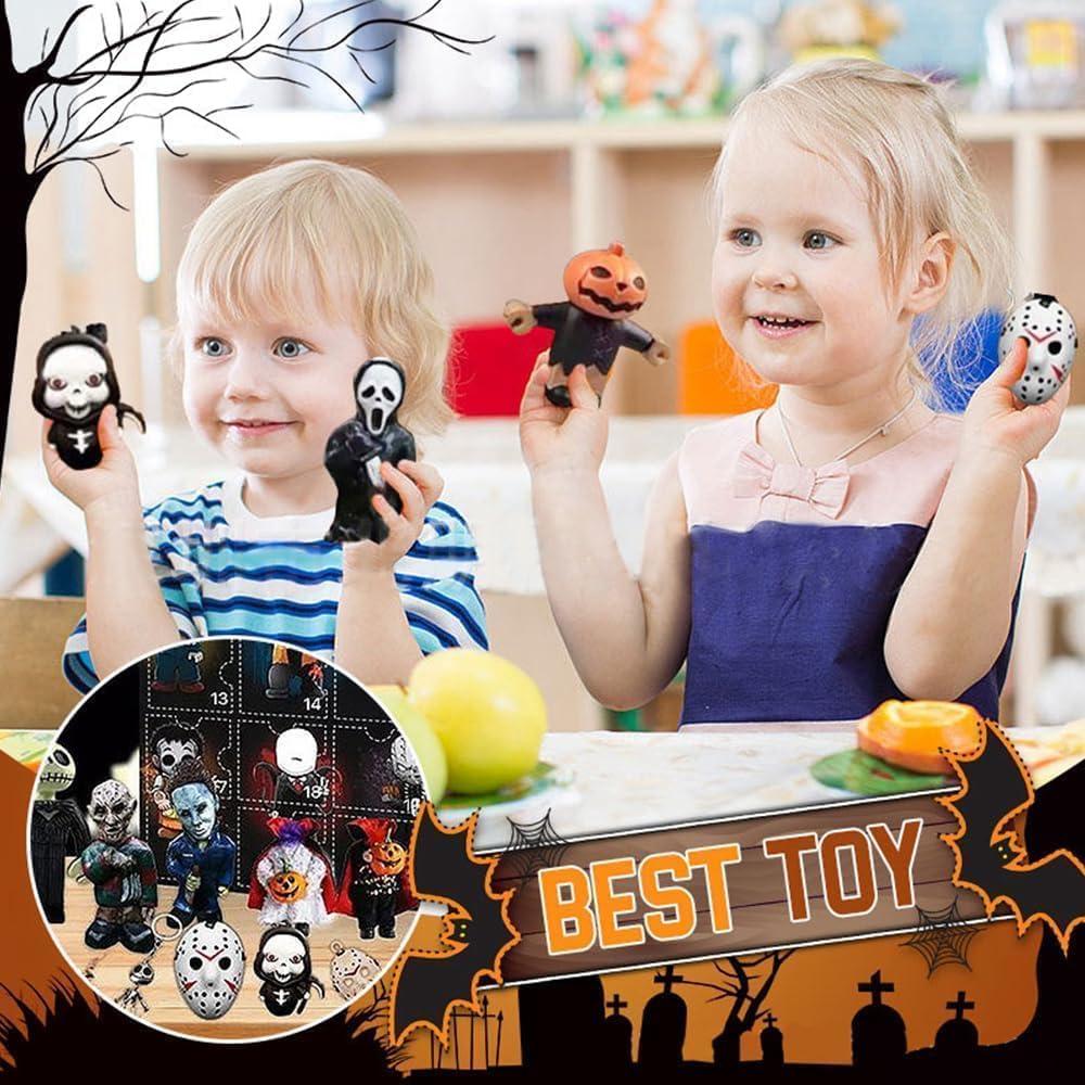 2025 Halloween Horror Movie Advent Calendar – 24 Surprise Toys for Kids