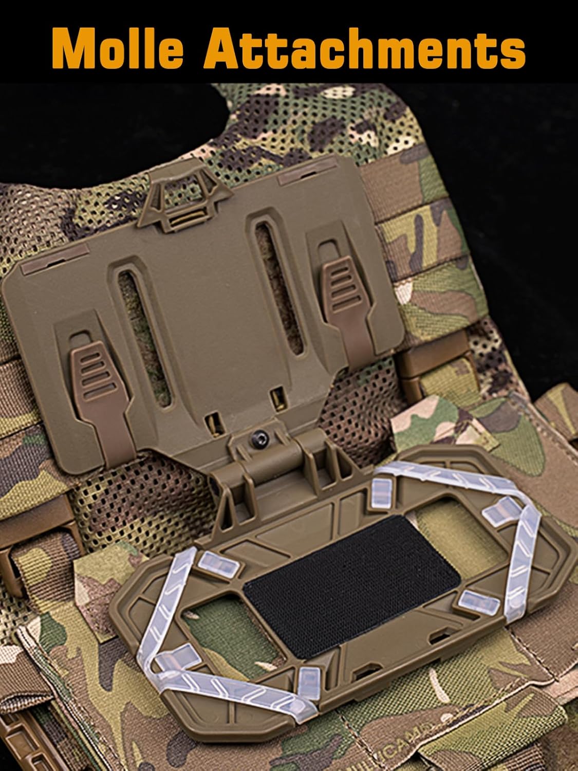 Tactical Chest Phone Mount – Secure Silicone-Grip for 4.7–6.7" Phones