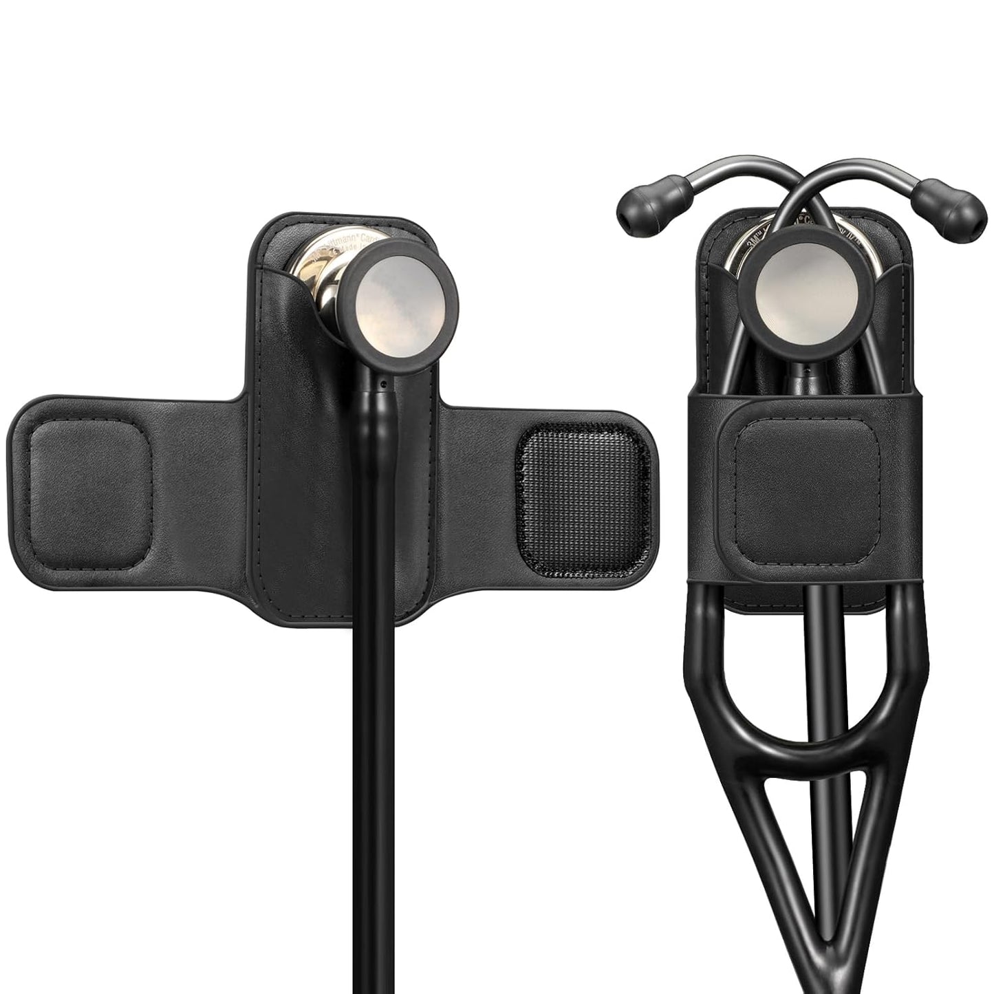 Stethoscope Holder thick 1/8" leather with velcro closure