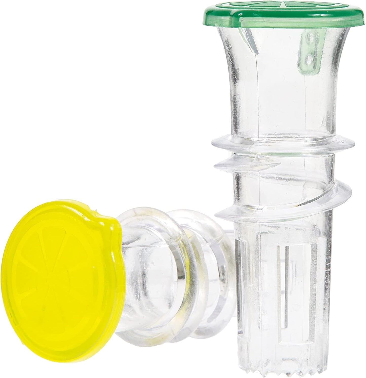 2-Pack Citrus Juicer – Manual Lemon Squeezer with Lids