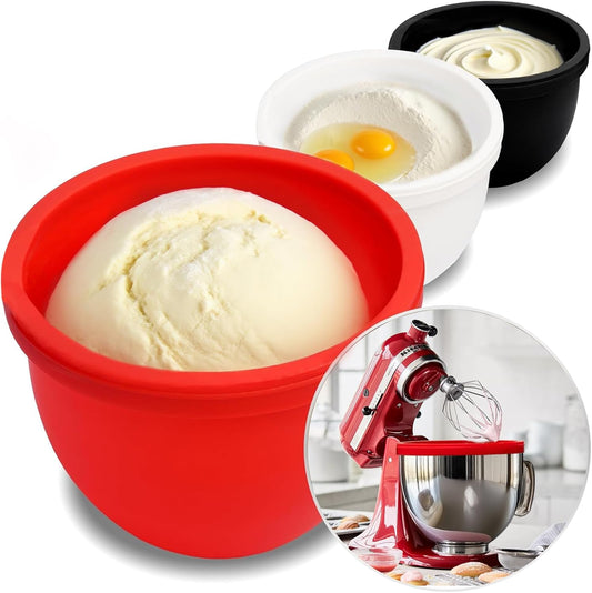 Silicone Bowl Liners Set – Convenient Storage Solution for 5-Quart Stand Mixers