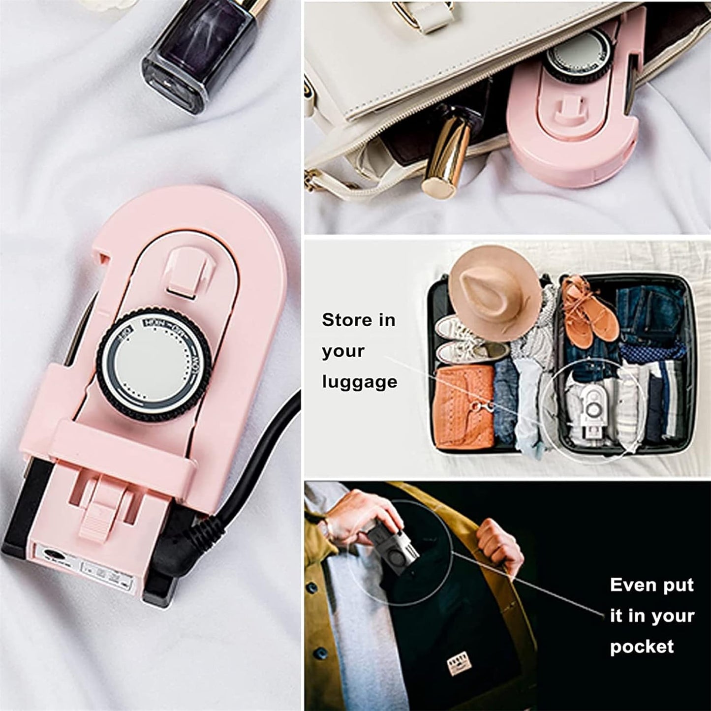 Mini Travel Steam Iron – Foldable, Lightweight, and Portable Design