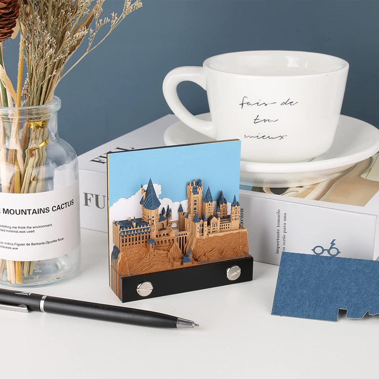 Titanic 3D Sticky Note Pad with LED Light – DIY Paper Art Desk Decoration & Gift