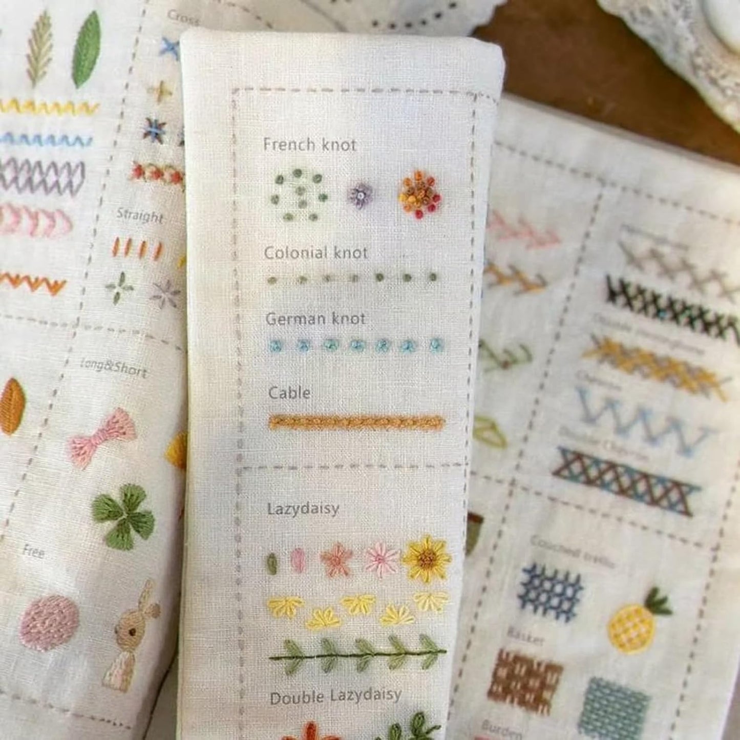 Portable Embroidery Stitch Book + Professional Sewing Kit