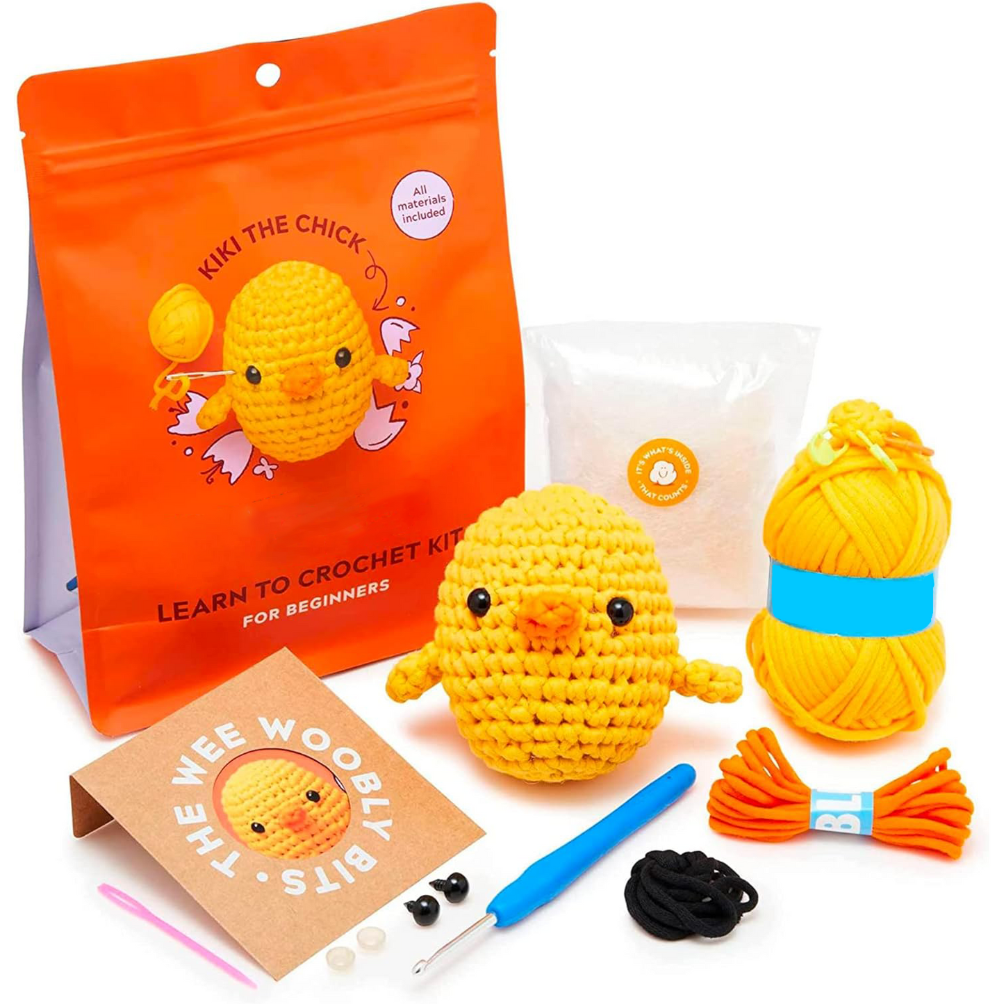 Crochet Kit for Beginners – Easy Arts & Crafts Kit for Making Crochet Animals