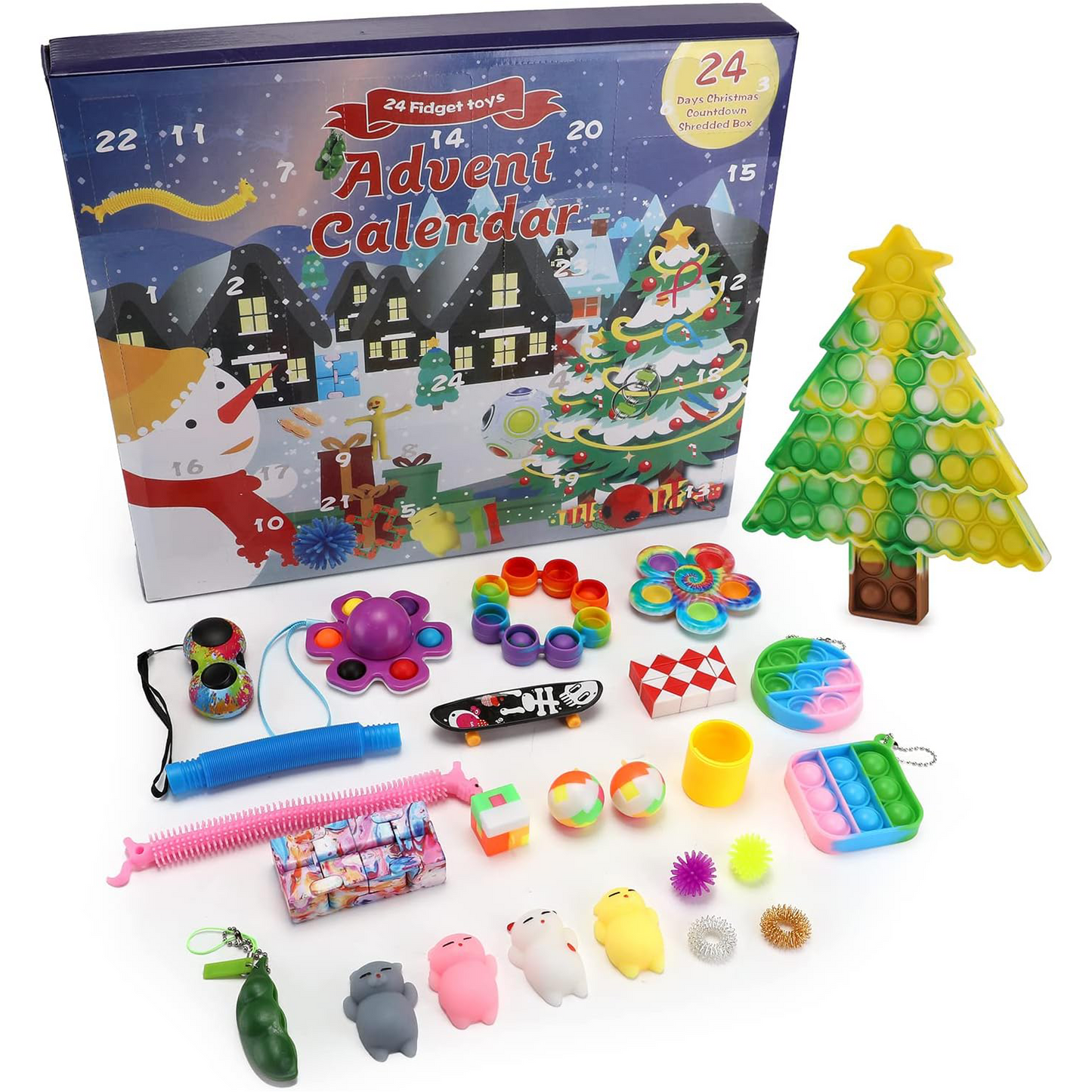 Sensory Fidget Toy Advent Calendar – 24 Days of Christmas Surprises