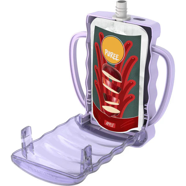Baby Food Pouch and Juice Box Holder - Anti-Squeeze & Reusable Storage for Toddlers