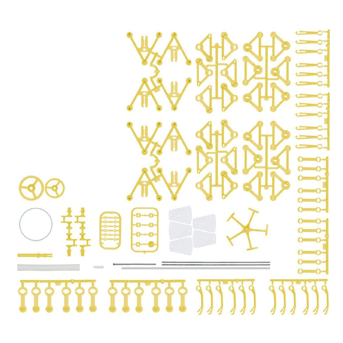 Mini Beach Strandbeest Model Kit – Wind-powered Walking DIY Robot Toy for Kids