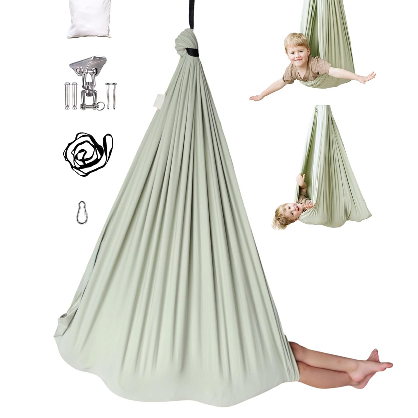 Sensory Compression Swing – Indoor & Outdoor Double-Layer Cotton Swing for Special Needs Therapy