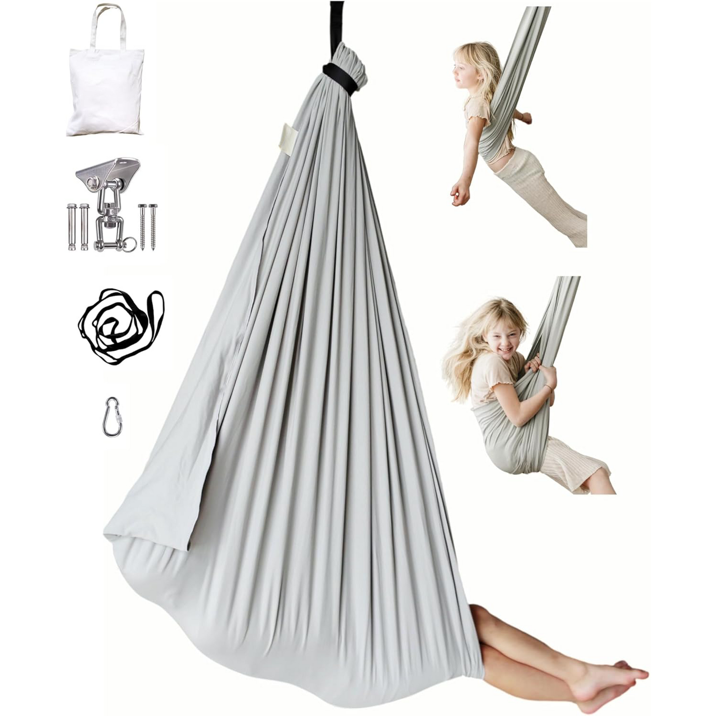 Sensory Compression Swing – Indoor & Outdoor Double-Layer Cotton Swing for Special Needs Therapy