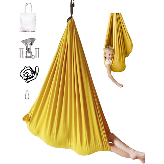 Sensory Compression Swing – Indoor & Outdoor Double-Layer Cotton Swing for Special Needs Therapy
