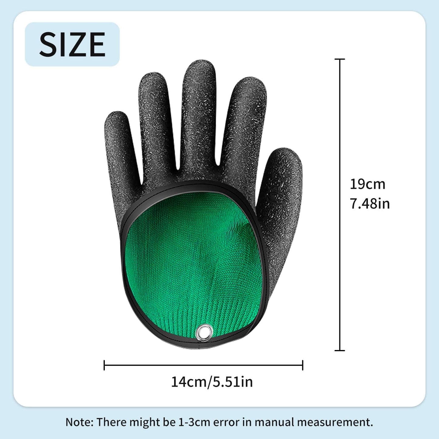 Fishing Gloves – Anti-Slip & Puncture-Resistant Protective Gloves for Professional Fishing