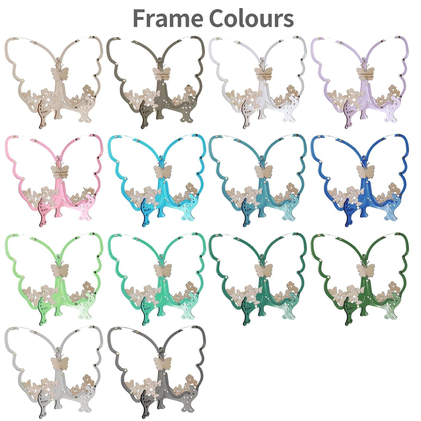 14-Color Butterfly Guest Book Alternative – A Perfect Keepsake for Your Special Event