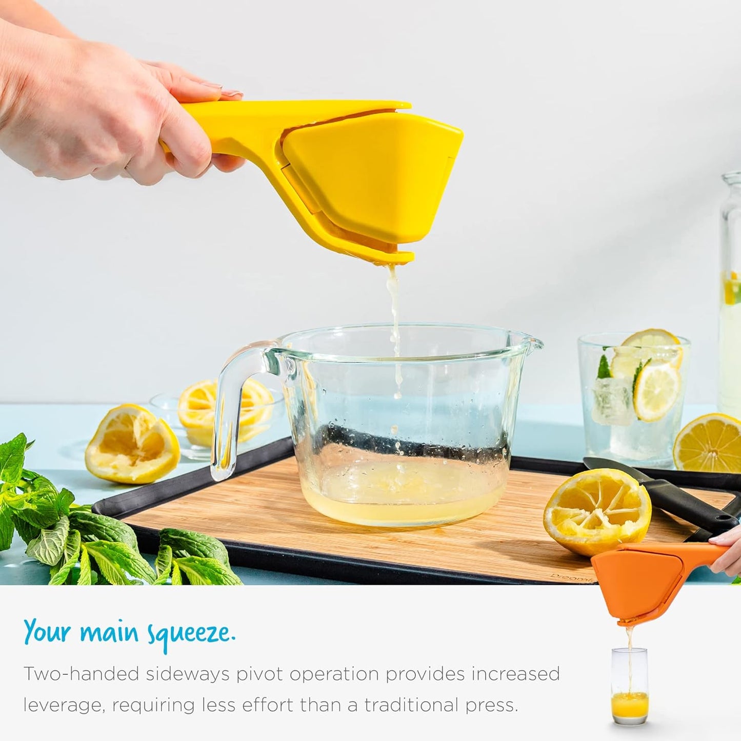 Original Lemon Juicer – Easy-Squeeze Foldable Citrus Press, 10-Inch, for Limes & Lemons