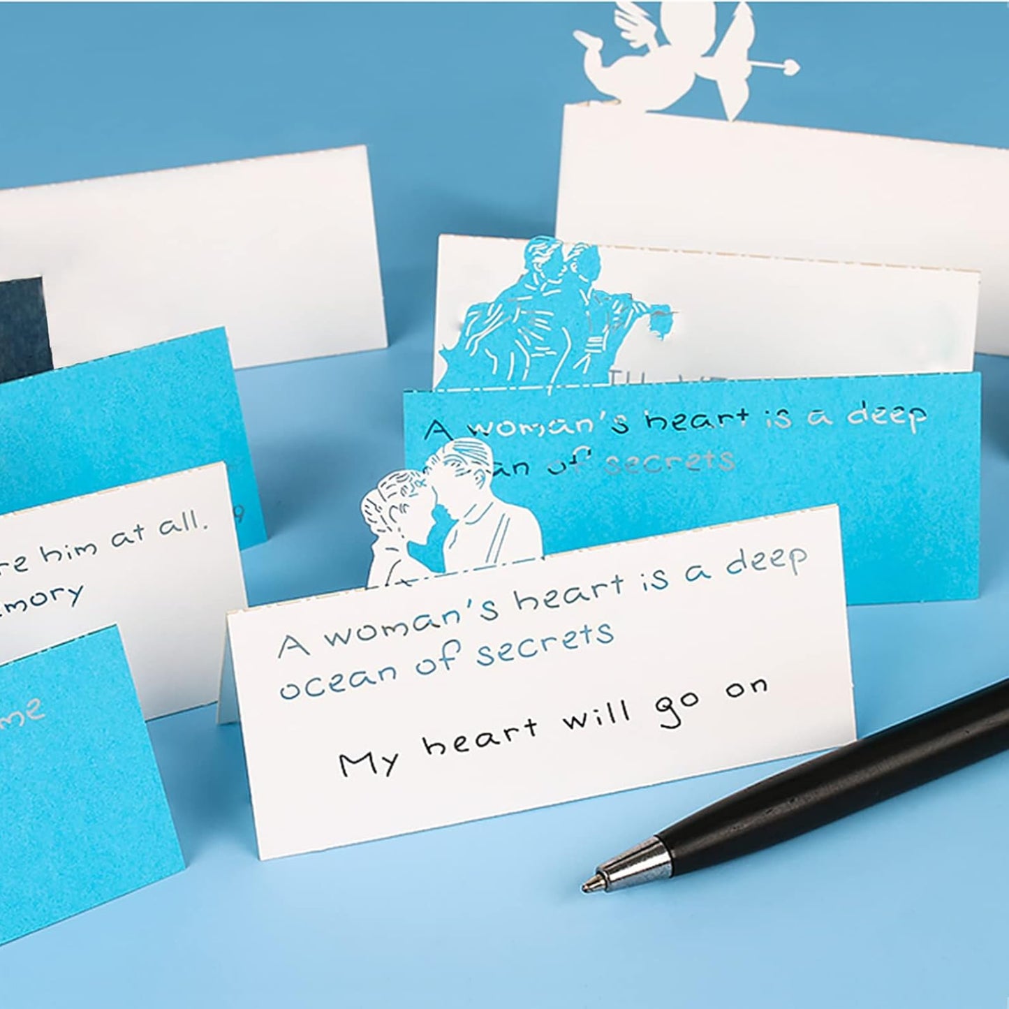 Titanic 3D Sticky Note Pad with LED Light – DIY Paper Art Desk Decoration & Gift