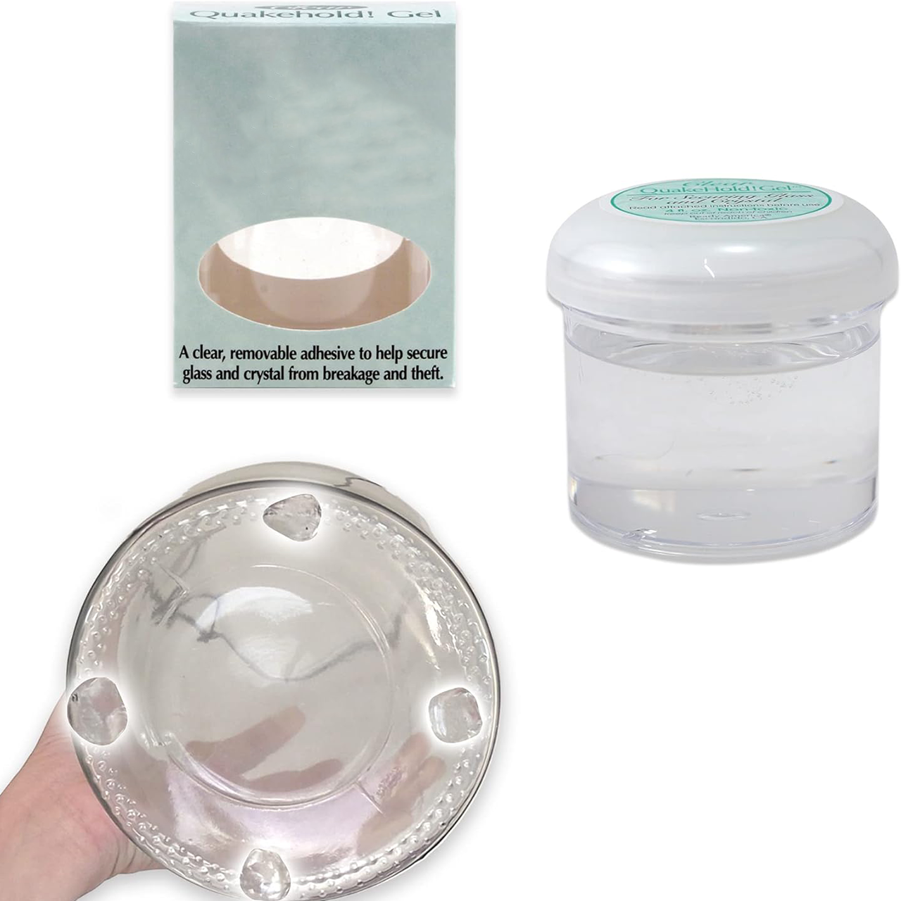 22111 Gel for Glass and Crystal, Clear, 4oz