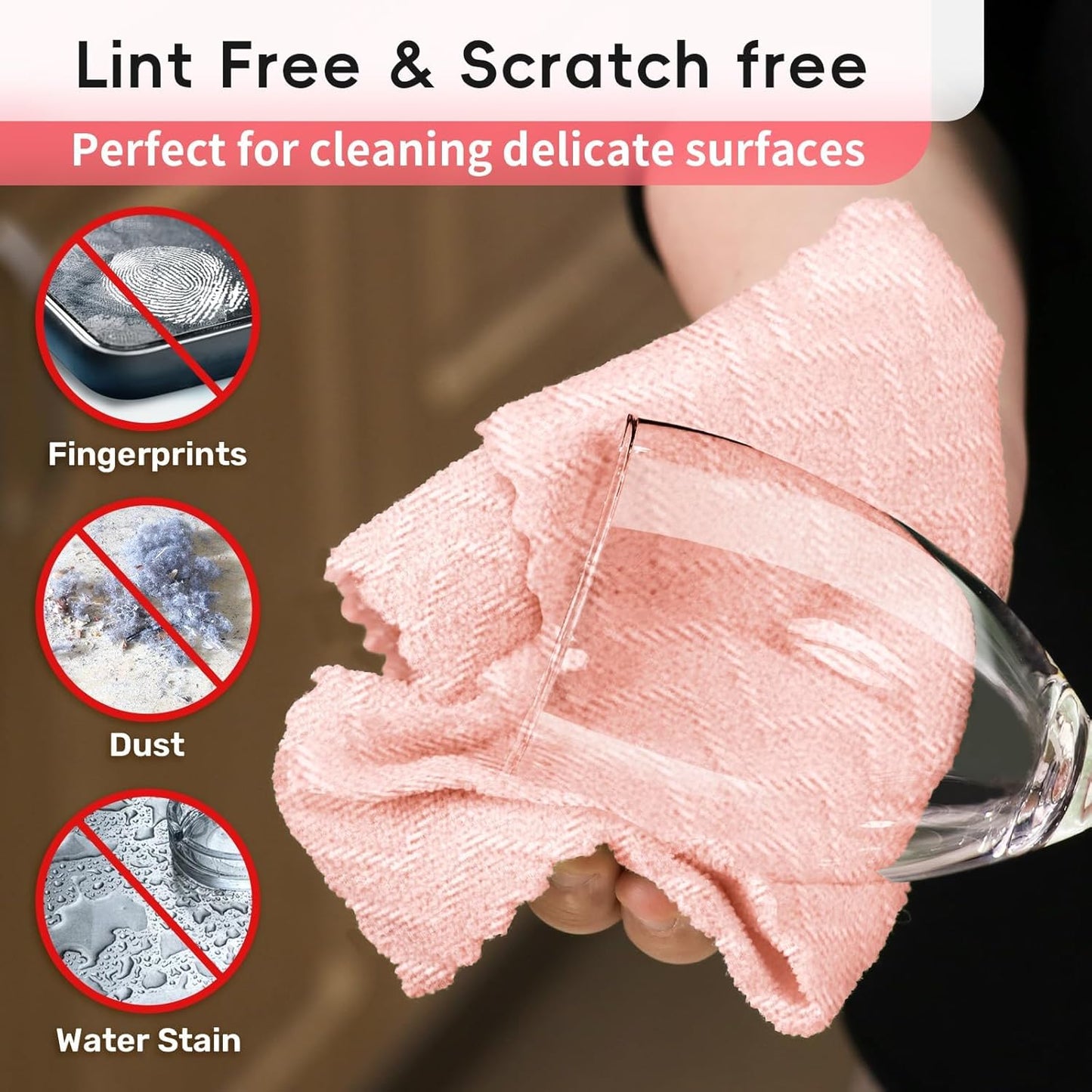 Microfiber Cleaning Cloth Roll – 75-Pack Tear-Off Towels | Reusable, Scratch-Free Dishcloth