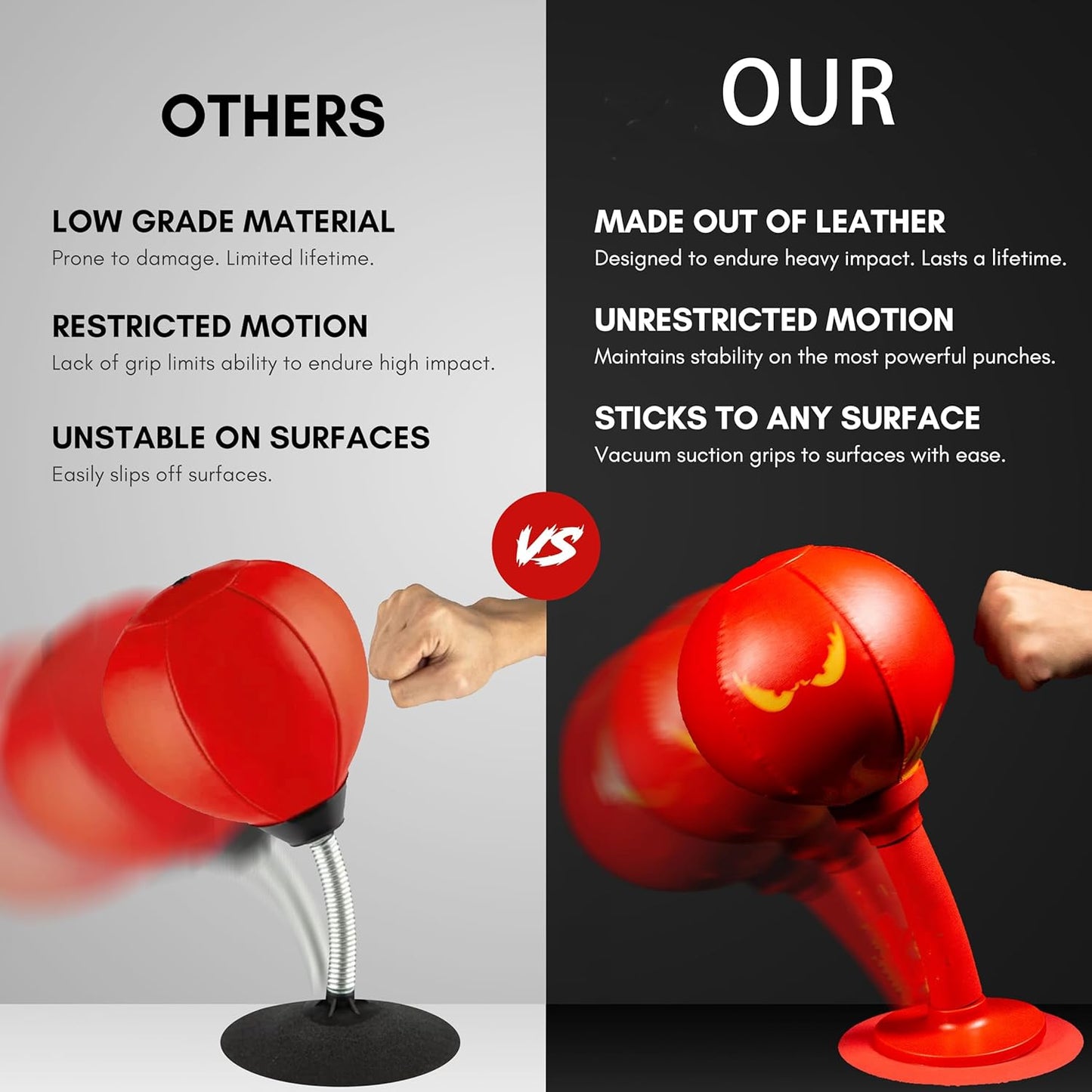 Punching Ball – Strong Suction Base for Power Training