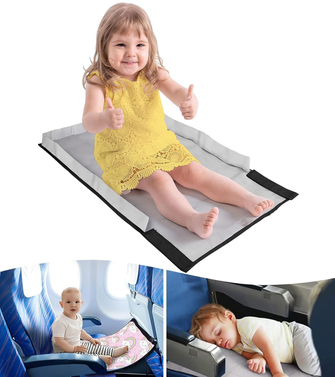 Toddler Airplane Bed – Kids Travel Seat Extender