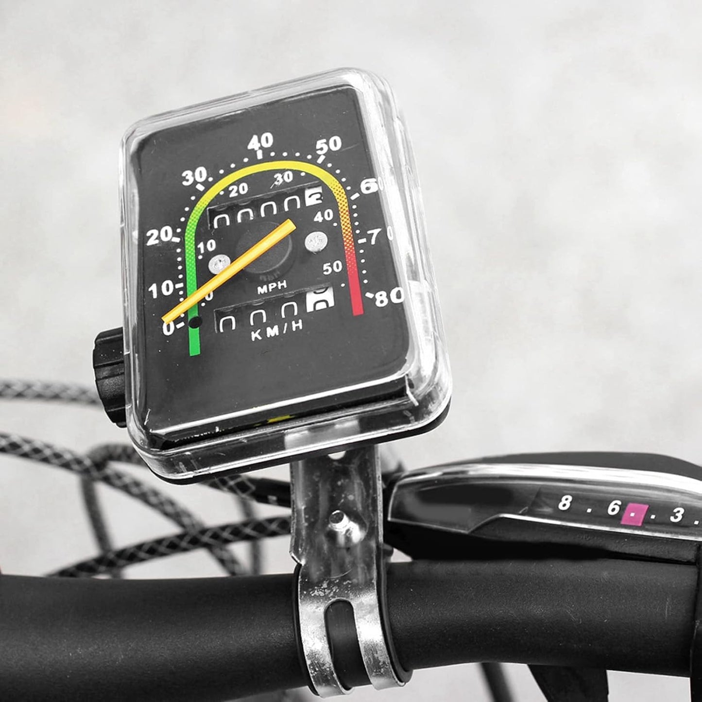 Aluminum Alloy Analog Bicycle Speedometer and Odometer – Accurate, Durable, and Waterproof