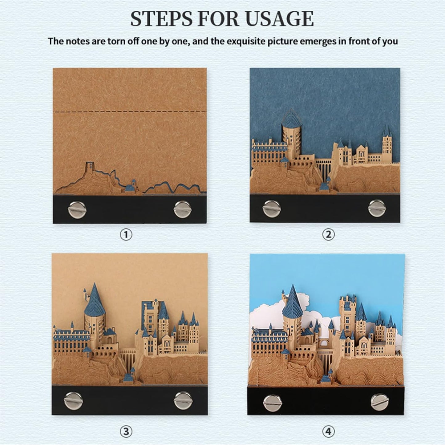 Titanic 3D Sticky Note Pad with LED Light – DIY Paper Art Desk Decoration & Gift