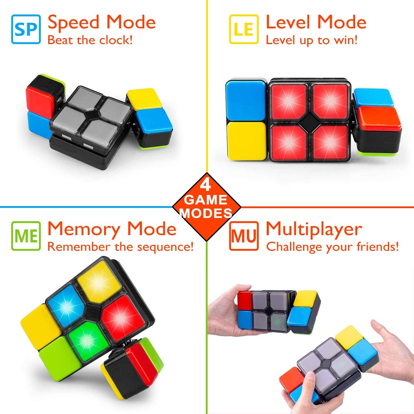 Smart Magic Cube – Educational Puzzle Game with Lights & Music