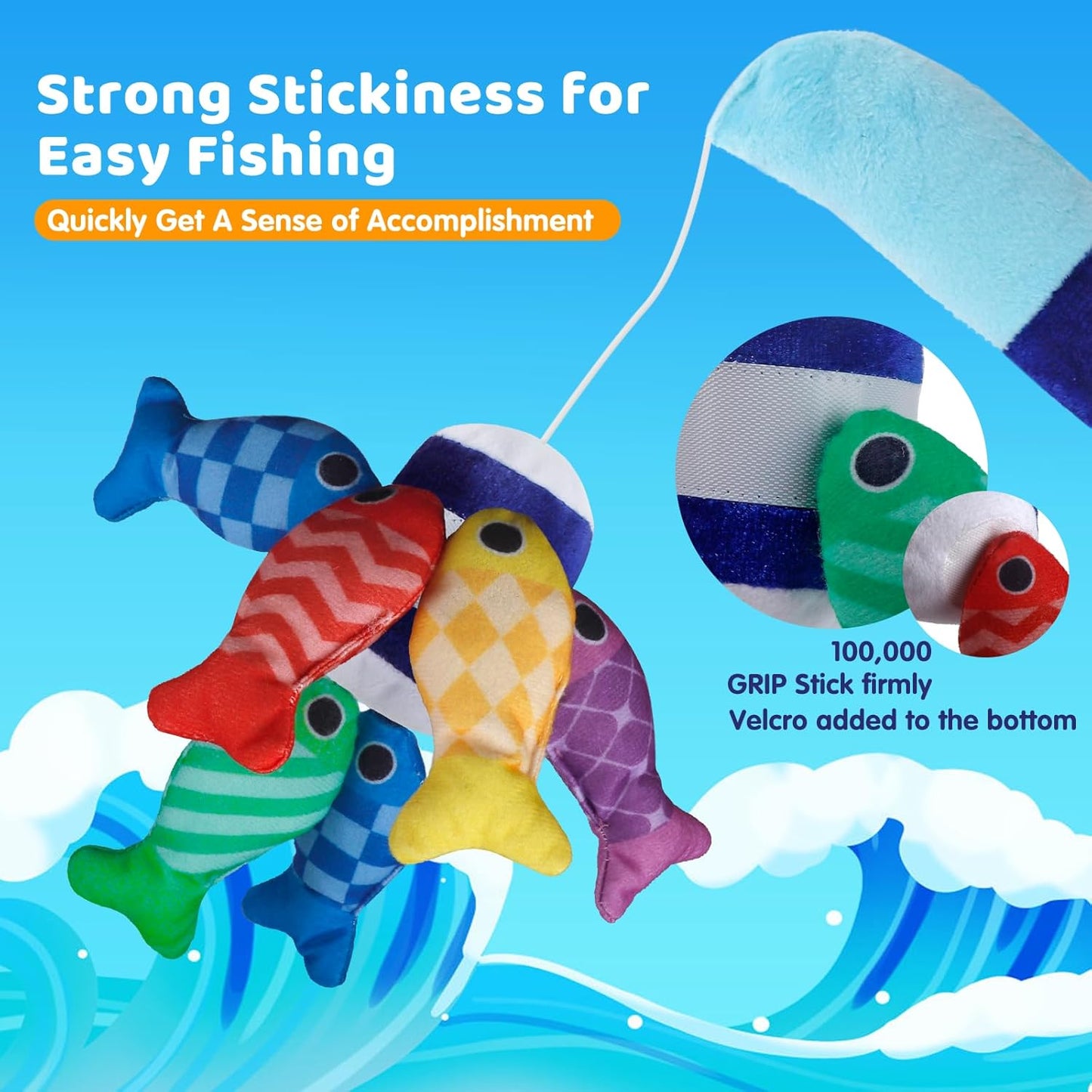 Montessori Fishing Toy Set – 22 PCS Educational Gift for Toddlers