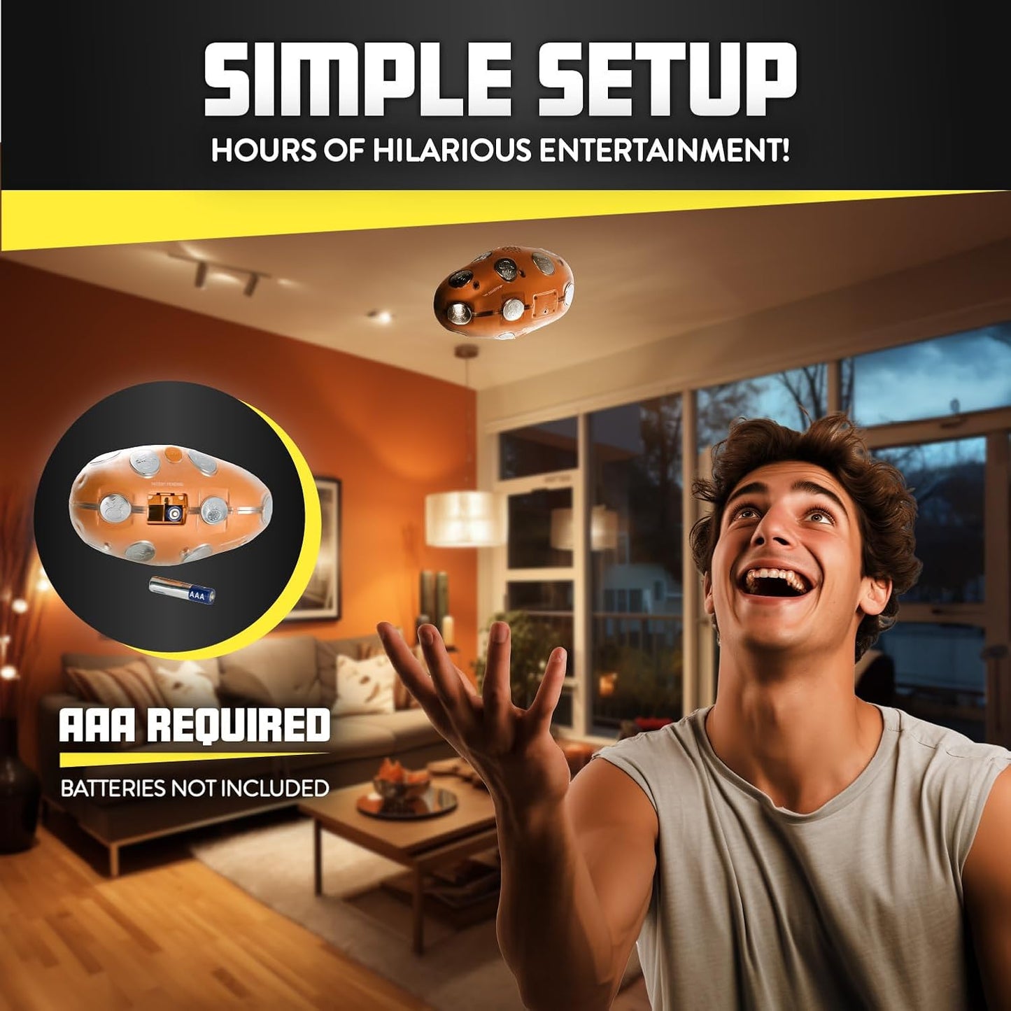 Shock Potato Party Game – Hilarious Prank Gift for Teens and Adults