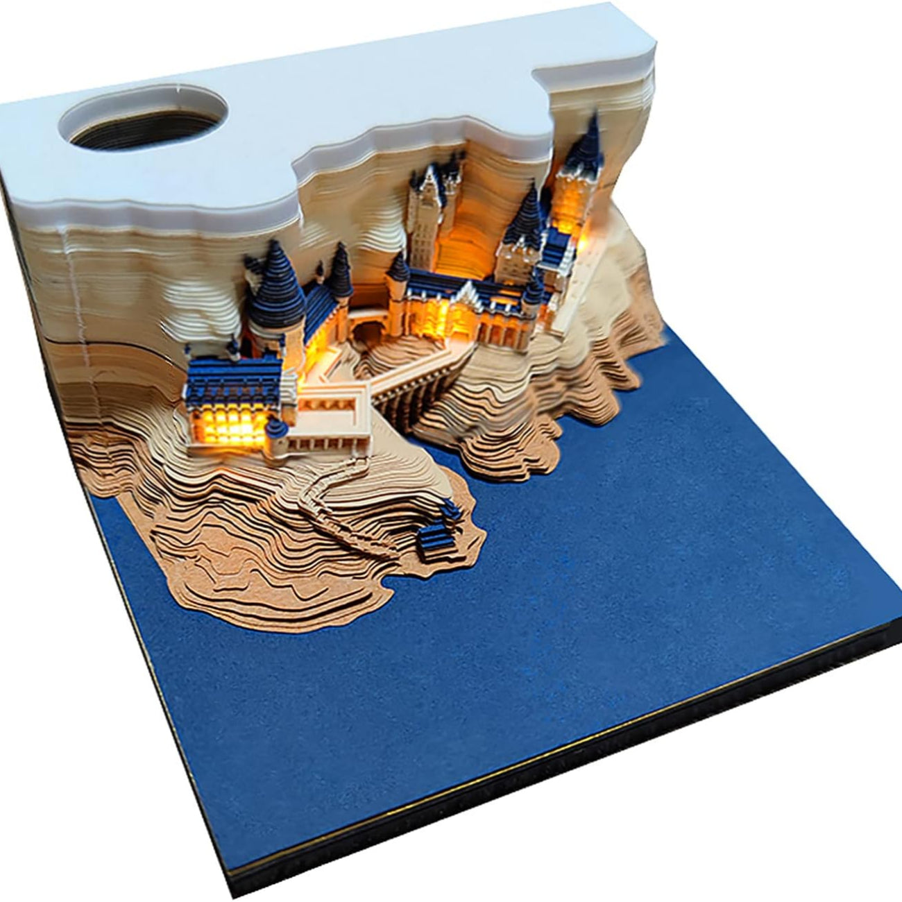 Titanic 3D Sticky Note Pad with LED Light – DIY Paper Art Desk Decoration & Gift