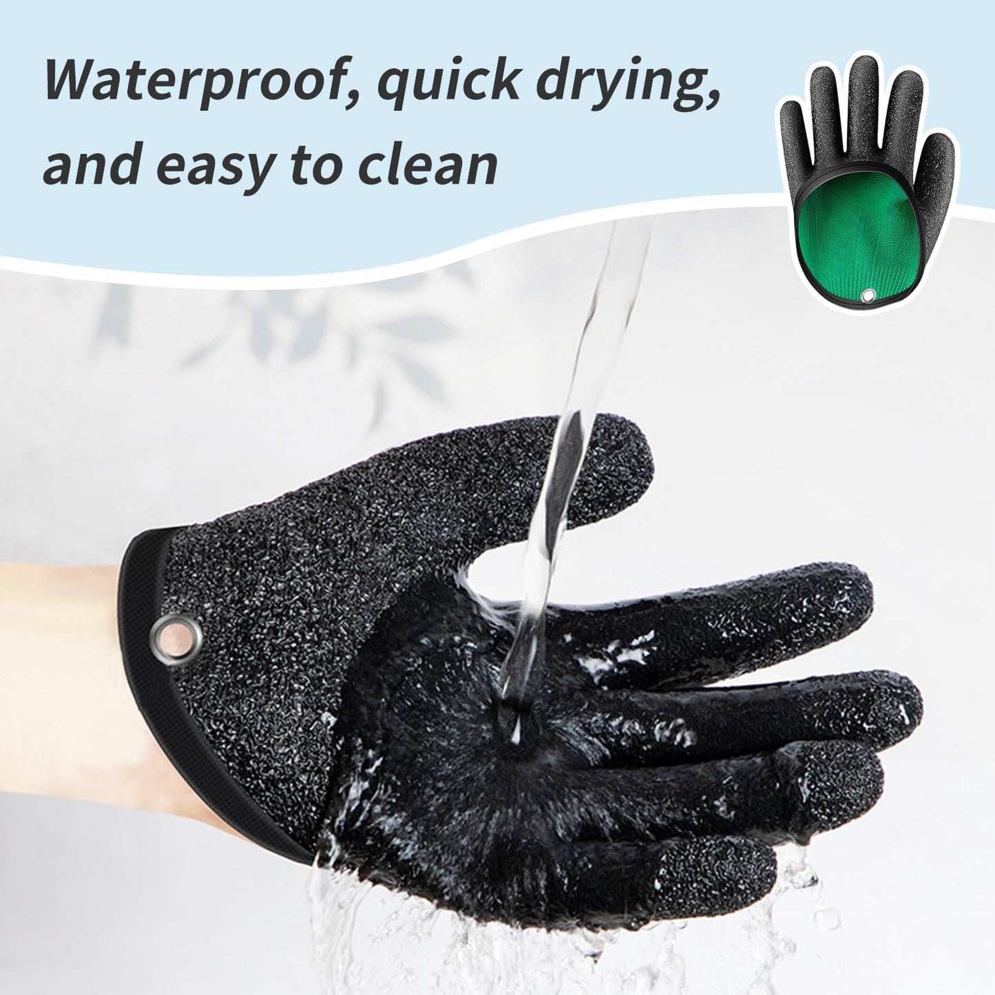 Fishing Gloves – Anti-Slip & Puncture-Resistant Protective Gloves for Professional Fishing