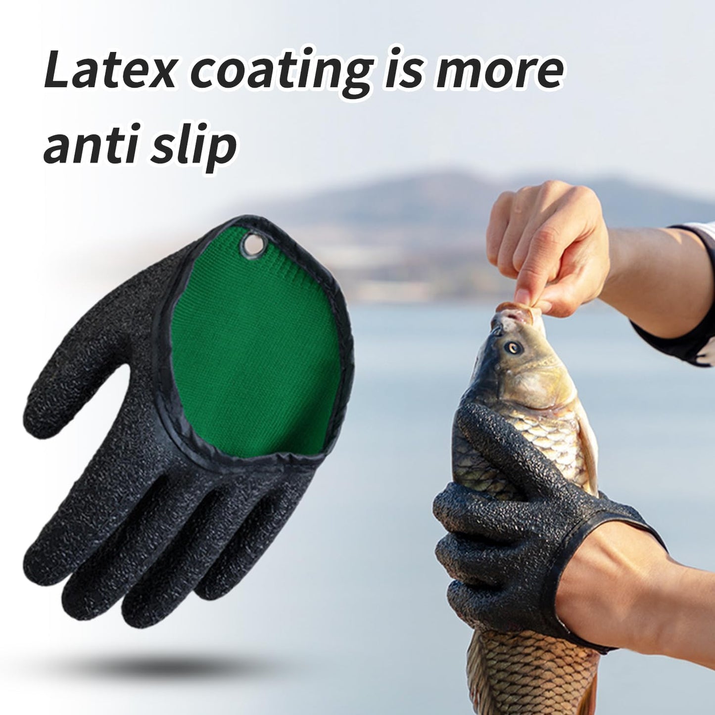 Fishing Gloves – Anti-Slip & Puncture-Resistant Protective Gloves for Professional Fishing