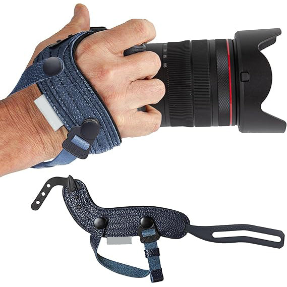 Camera Wrist Strap V2 – With Snap Button and Optional Wrist Strap – Compatible