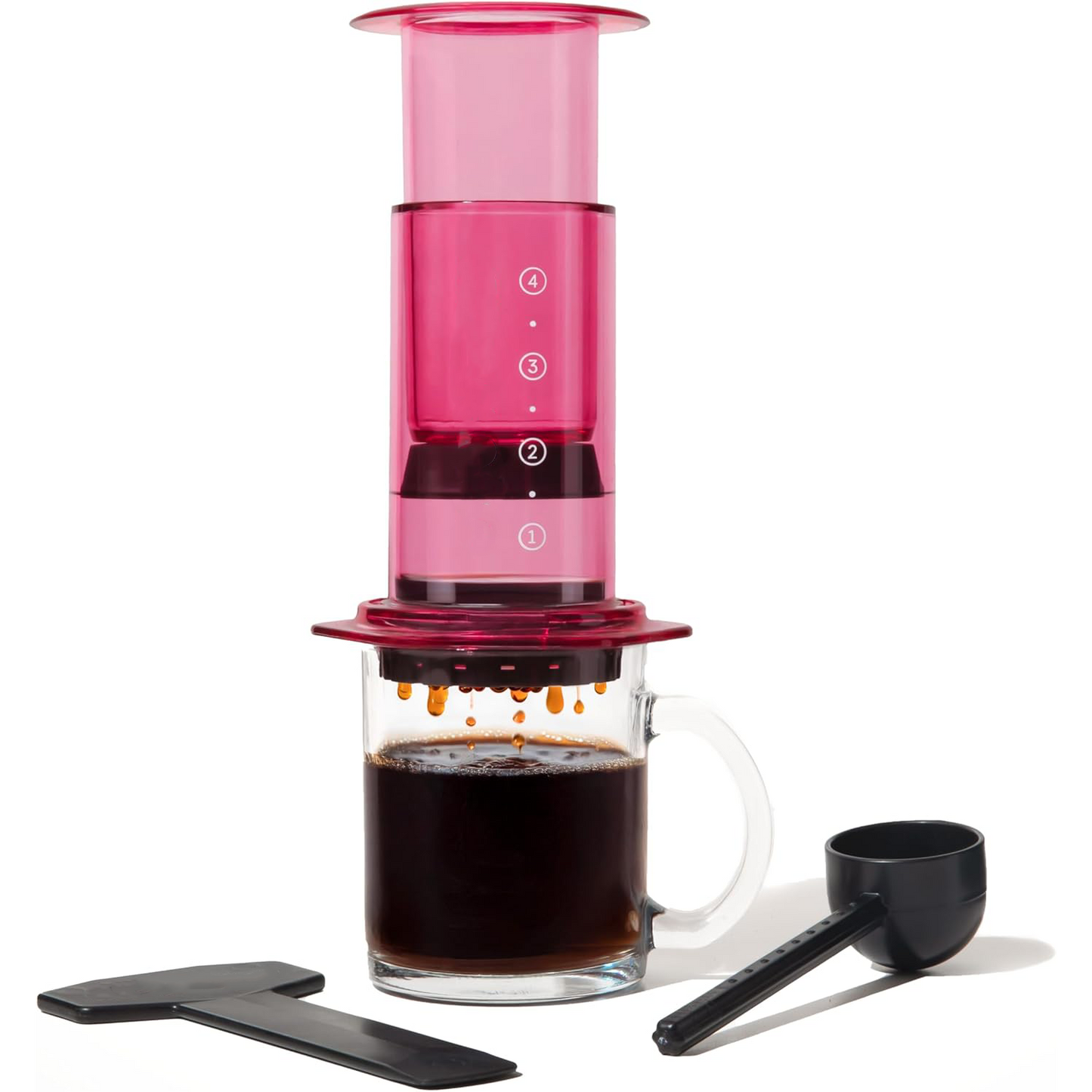 Clear Coffee Maker – 3-in-1 French Press, Pour-Over & Espresso