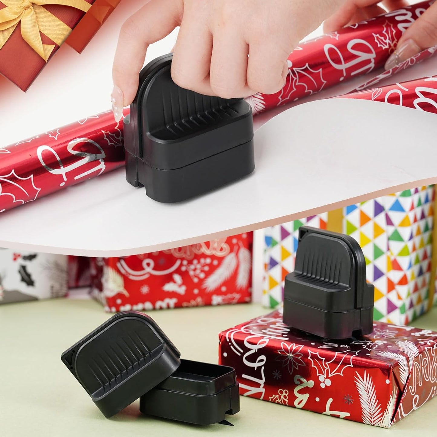 2Pcs Wrapping Paper Cutter