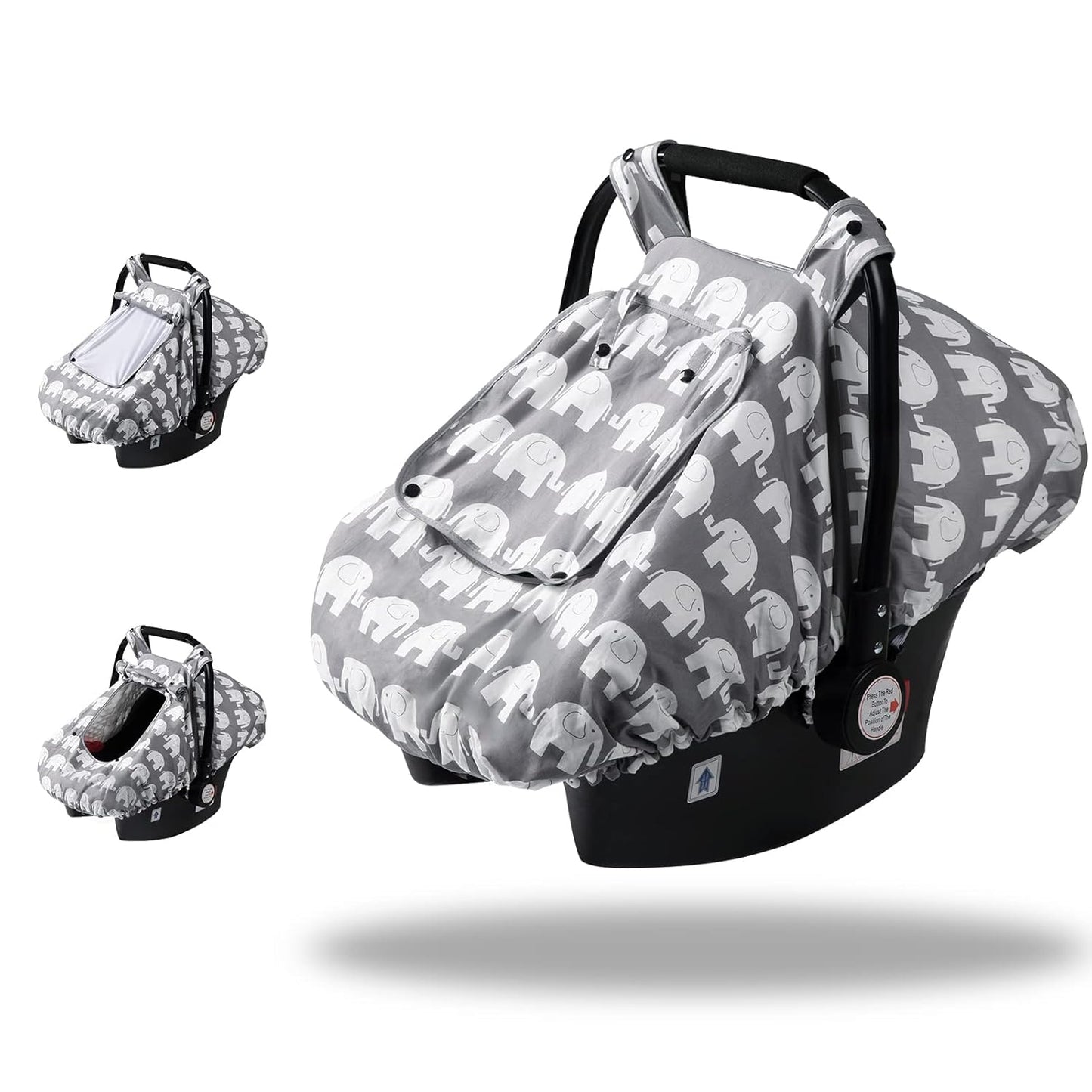 Universal Baby Car Seat Cover – All-Season Comfort & Breathability (Crown Design)