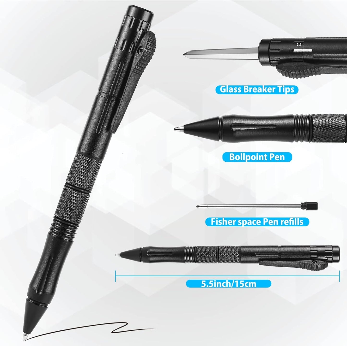 Tactical OTF Pen Knife – Concealed Self-Defense Pen with Quick-Deploy Blade