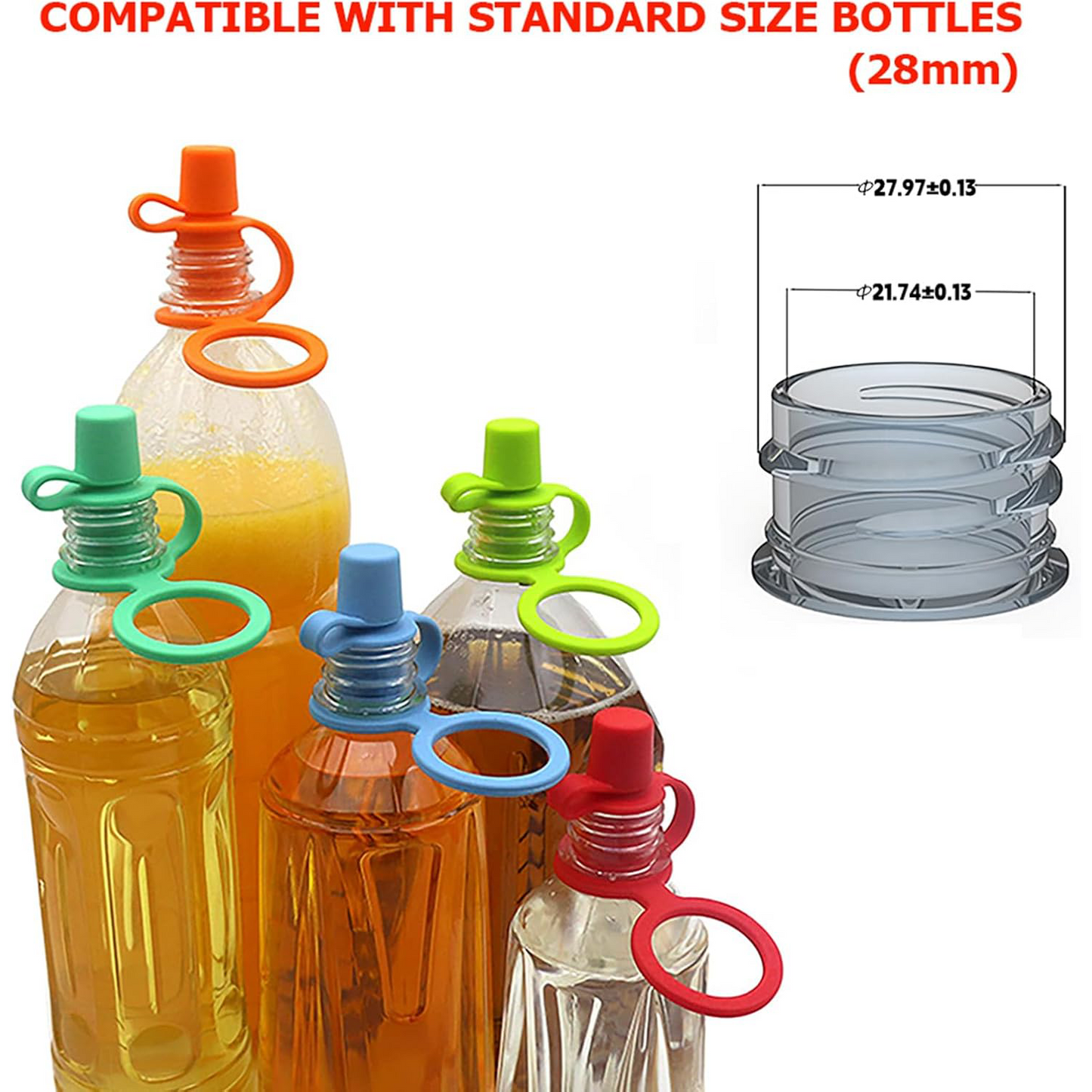 No Spill Silicone Bottle with Top Spout – BPA Free for Kids & Adults