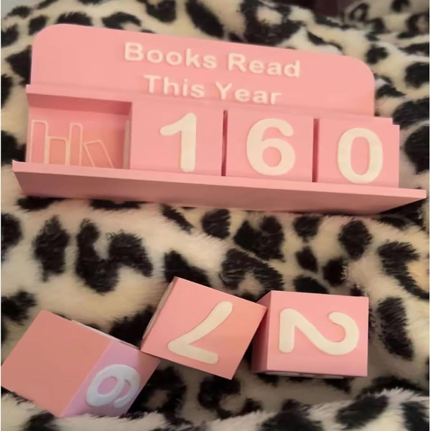 Yearly Reading Counter – 3D Book Tracker for Reading Challenges