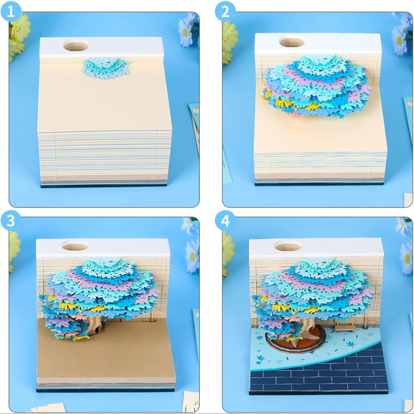 Titanic 3D Sticky Note Pad with LED Light – DIY Paper Art Desk Decoration & Gift